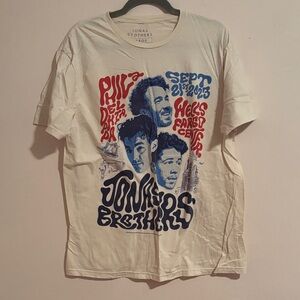 Jonas Brothers Cream Short-Sleeve Graphic Tee